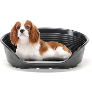 Ferplast Dog Bed Siesta Deluxe Model 6 - Black - Spacious Plastic Bed Ferplast Dog Bed Siesta Deluxe Model 6 - Black - Spacious Plastic Bed