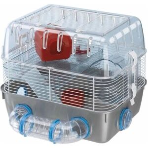Ferplast Combi 1 Fun Hamster Cage - Plastic, Modular, Grey Ferplast Combi 1 Fun Hamster Cage - Plastic, Modular, Grey