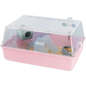 Ferplast Mini Duna Hamster Pink Plastic Cage - Hamster Cage Ferplast Mini Duna Hamster Pink Plastic Cage - Hamster Cage