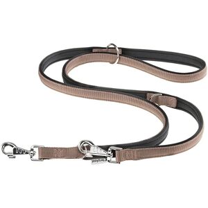 FERPLAST Daytona dog training leash - Adjustable, nylon, brown FERPLAST Daytona dog training leash - Adjustable, nylon, brown
