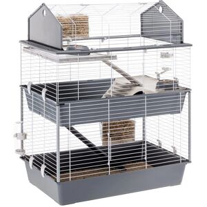 Ferplast Barn 100 Double Rabbit Cage - 3 Levels, Accessories Included Ferplast Barn 100 Double Rabbit Cage - 3 Levels, Accessories Included