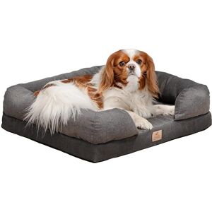 Ferplast Dog Bed - Orthopedic Memory Foam - Removable Cover - Grey Ferplast Dog Bed - Orthopedic Memory Foam - Removable Cover - Grey