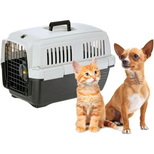 Ferplast Pet Carrier Clipper 1 - Small, White/Gray - Pet Carrier Ferplast Pet Carrier Clipper 1 - Small, White/Gray - Pet Carrier