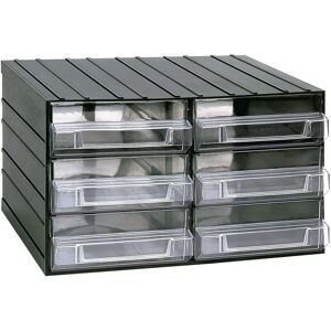 Armadio di stoccaggio Artplast - 6 cassetti trasparenti - 382x290x230 mm Armadio di stoccaggio Artplast - 6 cassetti trasparenti - 382x290x230 mm
