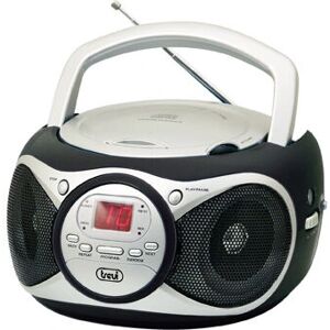 Przenośne radio CD Trevi - AM/FM - Czarny, Srebrny Przenośne radio CD Trevi - AM/FM - Czarny, Srebrny