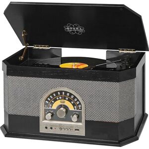 Plattenspieler Trevi TT 1040 BT - 3 Vitesse, Bluetooth, Radio FM Plattenspieler Trevi TT 1040 BT - 3 Vitesse, Bluetooth, Radio FM
