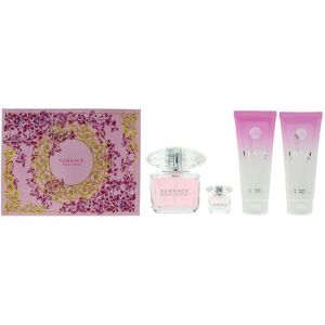 Versace Bright Crystal Eau de Toilette Gift Set - Floral, Fruity, Fresh Versace Bright Crystal Eau de Toilette Gift Set - Floral, Fruity, Fresh