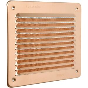 LA VENTILAZIONE Griglia di ventilazione rettangolare in rame - 115cm² portata d'aria LA VENTILAZIONE Griglia di ventilazione rettangolare in rame - 115cm² portata d'aria