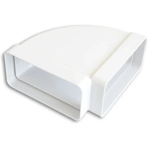La Ventilazione - Rechte hoek ventilatiebocht 120x60mm La Ventilazione - Rechte hoek ventilatiebocht 120x60mm
