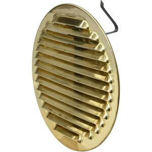LA VENTILAZIONE GOTTU160R - Lüftungsgitter - Naturmessing - Durchmesser 175 mm LA VENTILAZIONE GOTTU160R - Lüftungsgitter - Naturmessing - Durchmesser 175 mm