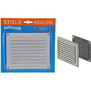 LA VENTILAZIONE - Grille de ventilation rectangulaire - 175x146mm Blanc - Publicité LA VENTILAZIONE - Grille de ventilation rectangulaire - 175x146mm Blanc - Publicité