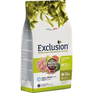 Exclusion - Cibo secco per cani Mediterraneo Monoproteico Pollo 7kg Piccola razza Exclusion - Cibo secco per cani Mediterraneo Monoproteico Pollo 7kg Piccola razza