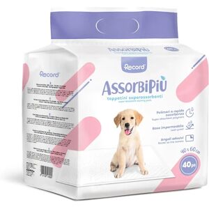Record Dog Pads - 40x60cm - Superabsorbent, Waterproof, Adhesive Corners Record Dog Pads - 40x60cm - Superabsorbent, Waterproof, Adhesive Corners
