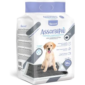 RECORD Hundträningsmattor - Aktivt kol luktkontroll - 60x90cm - 30 st RECORD Hundträningsmattor - Aktivt kol luktkontroll - 60x90cm - 30 st