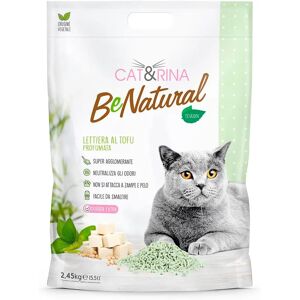 Cat&Rina BeNatural Litière au Tofu Parfumée au Thé Vert - 5,5L - Publicité Cat&Rina BeNatural Litière au Tofu Parfumée au Thé Vert - 5,5L - Publicité