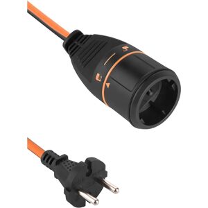 ELECTRALINE 01368 Extension électrique de jardin avec prise européenne 2 pôles - Empêche les déconnexions ELECTRALINE 01368 Extension électrique de jardin avec prise européenne 2 pôles - Empêche les déconnexions