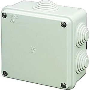 Electraline Boîte de dérivation blanche 100x100 mm - Boîte électrique Electraline Boîte de dérivation blanche 100x100 mm - Boîte électrique