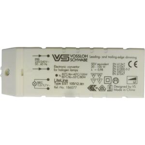 Electraline 105W Electronic Transformer - Transformador electrónico 240/12V Electraline 105W Electronic Transformer - Transformador electrónico 240/12V