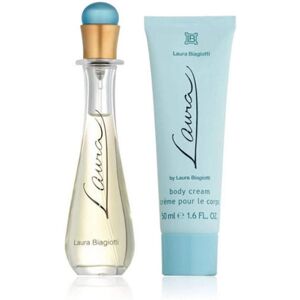 Laura Biagiotti Laura Eau De Toilette - Coffret parfum et lotion - Publicité Laura Biagiotti Laura Eau De Toilette - Coffret parfum et lotion - Publicité