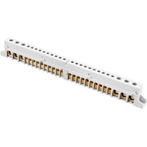 Gewiss GW40404 Terminalblok - Bipolar, 125A, 5x25/14x10 - Elektrisk panel Gewiss GW40404 Terminalblok - Bipolar, 125A, 5x25/14x10 - Elektrisk panel