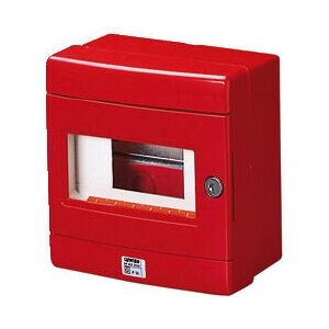 Boîtier d'alarme Gewiss GW42207 gris - IP55, 4 modules - Publicité Boîtier d'alarme Gewiss GW42207 gris - IP55, 4 modules - Publicité