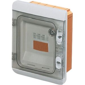 Gewiss GW48681 Caja eléctrica gris - 6 módulos - IP55 Gewiss GW48681 Caja eléctrica gris - 6 módulos - IP55