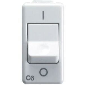 Interruptor Automático Gewiss GW20436 - 1P+N, 16A, Blanco - Seguridad eléctrica Interruptor Automático Gewiss GW20436 - 1P+N, 16A, Blanco - Seguridad eléctrica