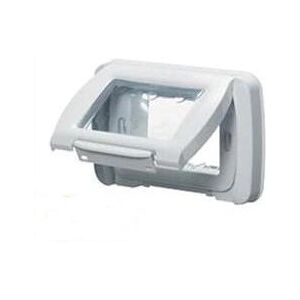 Gewiss GW22453 Stopcontactdoos - IP55 3 Modules Grijs Gewiss GW22453 Stopcontactdoos - IP55 3 Modules Grijs