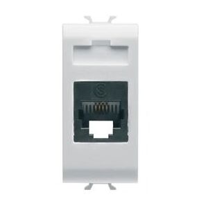 Gewiss GW10401 Vit RJ11 Telefonsocket - Vägguttag Gewiss GW10401 Vit RJ11 Telefonsocket - Vägguttag