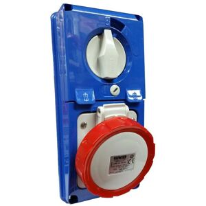 Gewiss GW66331N - Enchufe vertical con enclavamiento - 16A - IP67 - 3P+N+T Gewiss GW66331N - Enchufe vertical con enclavamiento - 16A - IP67 - 3P+N+T