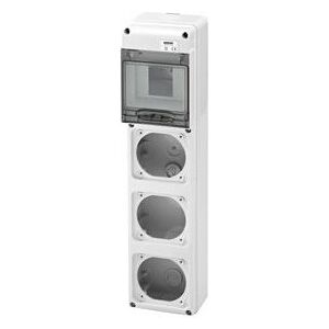 Scatola di uscita Gewiss GW68017N - 5 Moduli, Bianco Scatola di uscita Gewiss GW68017N - 5 Moduli, Bianco