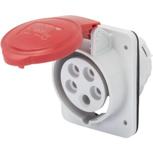 GEWISS - Indbygningsstik 3P+N+T - IP44 Rød GEWISS - Indbygningsstik 3P+N+T - IP44 Rød