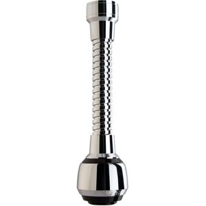 SIROFLEX - Luxe flexibele uitloop in chromen messing 14cm SIROFLEX - Luxe flexibele uitloop in chromen messing 14cm