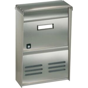 ALUBOX ALUBOX Salone Srl - Cassetta postale da esterno in acciaio inox - 26x12xH37 cm ALUBOX ALUBOX Salone Srl - Cassetta postale da esterno in acciaio inox - 26x12xH37 cm