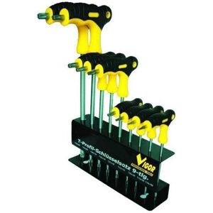 Vigor Model 38937-10 Chrome Vanadium Torx Screwdriver Set - Mechanical/Electric Vigor Model 38937-10 Chrome Vanadium Torx Screwdriver Set - Mechanical/Electric