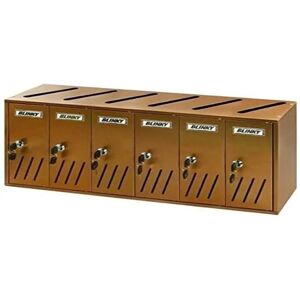 Blinky K6 Aluminium-Briefkasten - Innenbereich, Modular 62x17,5x30 Blinky K6 Aluminium-Briefkasten - Innenbereich, Modular 62x17,5x30