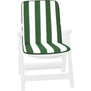Emmevi Modèle - Coussin de Chaise Rayé Intérieur/Extérieur - Vert - Publicité Emmevi Modèle - Coussin de Chaise Rayé Intérieur/Extérieur - Vert - Publicité