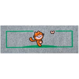 Emmevi Modello - Tappeto antiscivolo ingresso grigio 25x69cm Emmevi Modello - Tappeto antiscivolo ingresso grigio 25x69cm
