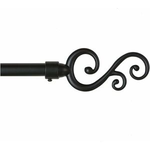 Emmevi - Spirali - Nero - 120-210 cm - Curtain Pole Emmevi - Spirali - Nero - 120-210 cm - Curtain Pole