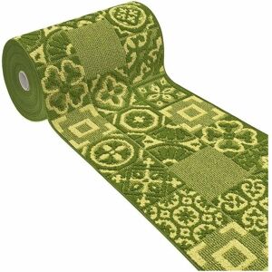 Emmevi - Tappeto Cucina 3D Antiscivolo Lavabile Piastrella Verde - 50x110 cm Emmevi - Tappeto Cucina 3D Antiscivolo Lavabile Piastrella Verde - 50x110 cm