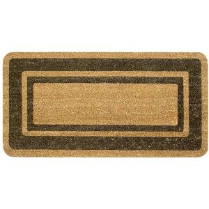 Emmevi Zerbino in fibra di cocco - Marrone - 40x70 cm - Resistente all'acqua Emmevi Zerbino in fibra di cocco - Marrone - 40x70 cm - Resistente all'acqua