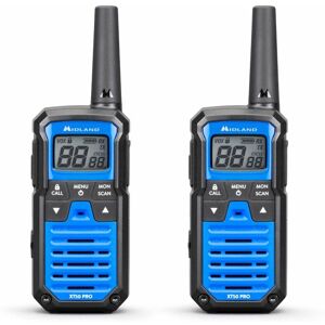 Walkie Talkie Midland XT50 Pro Doble Banda - 85 Canales, 8 km Alcance Walkie Talkie Midland XT50 Pro Doble Banda - 85 Canales, 8 km Alcance