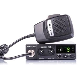 Midland Midland 100 Plus B CB Radio - Compact, Essential, Silver Midland Midland 100 Plus B CB Radio - Compact, Essential, Silver
