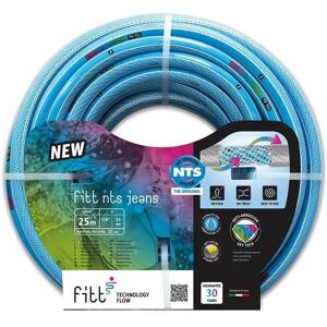 Fitt - Manguera NTS Jeans 19mm 50m - Manguera de jardín resistente Fitt - Manguera NTS Jeans 19mm 50m - Manguera de jardín resistente