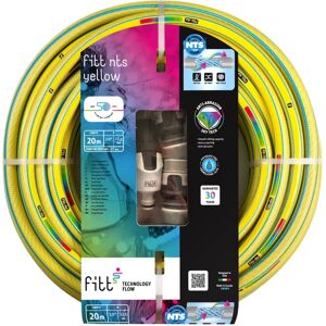 FITT - kit de tuyau jaune de 20m - Résistant et flexible UV - Publicité FITT - kit de tuyau jaune de 20m - Résistant et flexible UV - Publicité