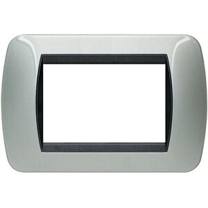 BTicino L4803AL Wall Plate - 3 Moduli - Aluminum BTicino L4803AL Wall Plate - 3 Moduli - Aluminum