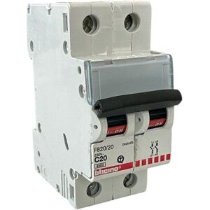Bticino Spa Btdin45 F820/20 Automatic Circuit Breaker - 2p 20A 4.5kA Bticino Spa Btdin45 F820/20 Automatic Circuit Breaker - 2p 20A 4.5kA