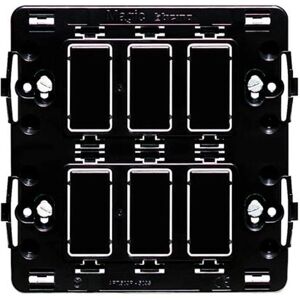 B-TICINO SPA - support 3+3 positions for 6-box - support B-TICINO SPA - support 3+3 positions for 6-box - support