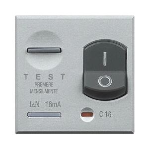 B-Ticino HC4305/16 Interruttore - 16A, 2 Moduli, 10mA - Elettrico B-Ticino HC4305/16 Interruttore - 16A, 2 Moduli, 10mA - Elettrico