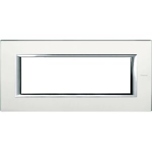Bticino Axolute - Piastra in Vetro Rettangolare 6 Moduli - Piastra Murale Bticino Axolute - Piastra in Vetro Rettangolare 6 Moduli - Piastra Murale